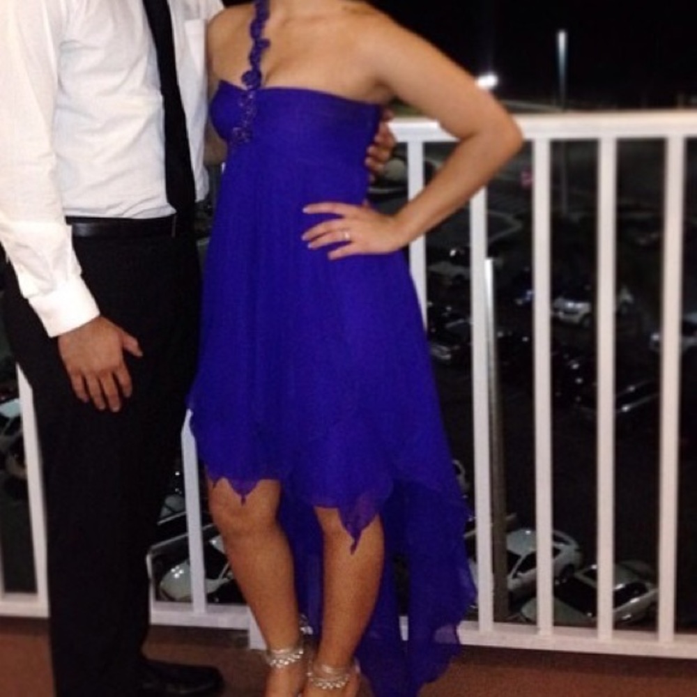 Bluish purple beautiful Hailey Logan dress